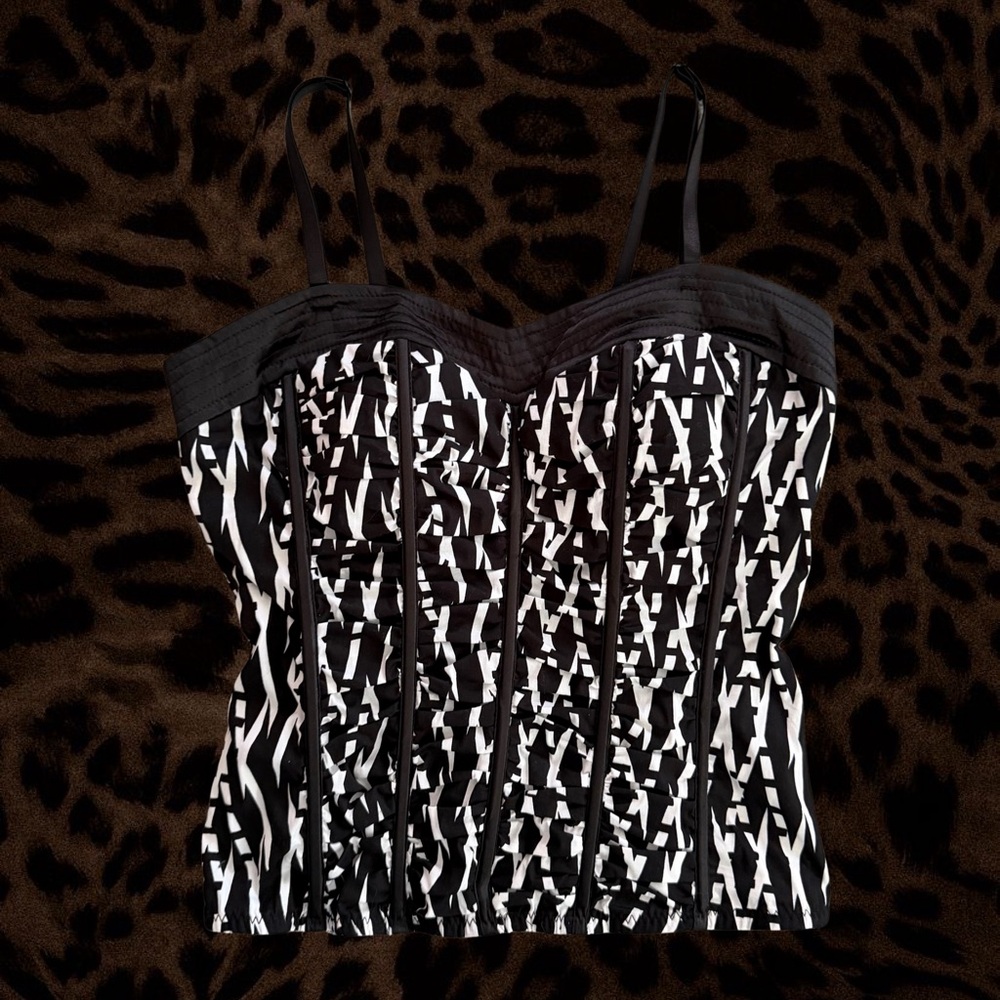 Y2K BNWT Papaya Corset Top